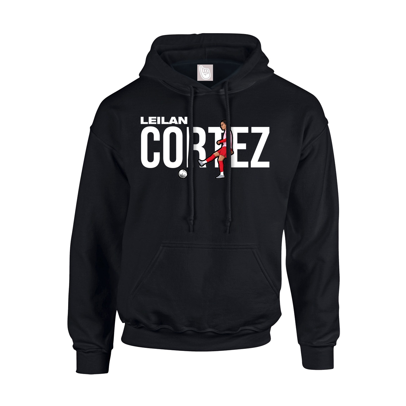 Youth Hoodie — Player Name in Black