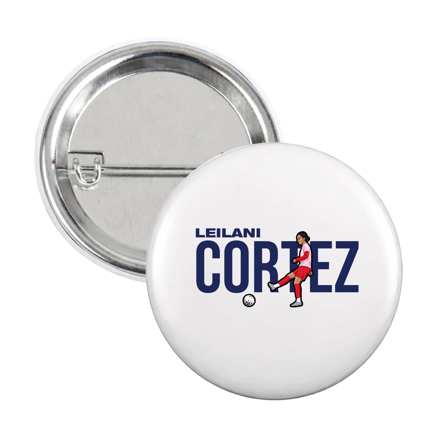 Game Day Button — Player Name in White