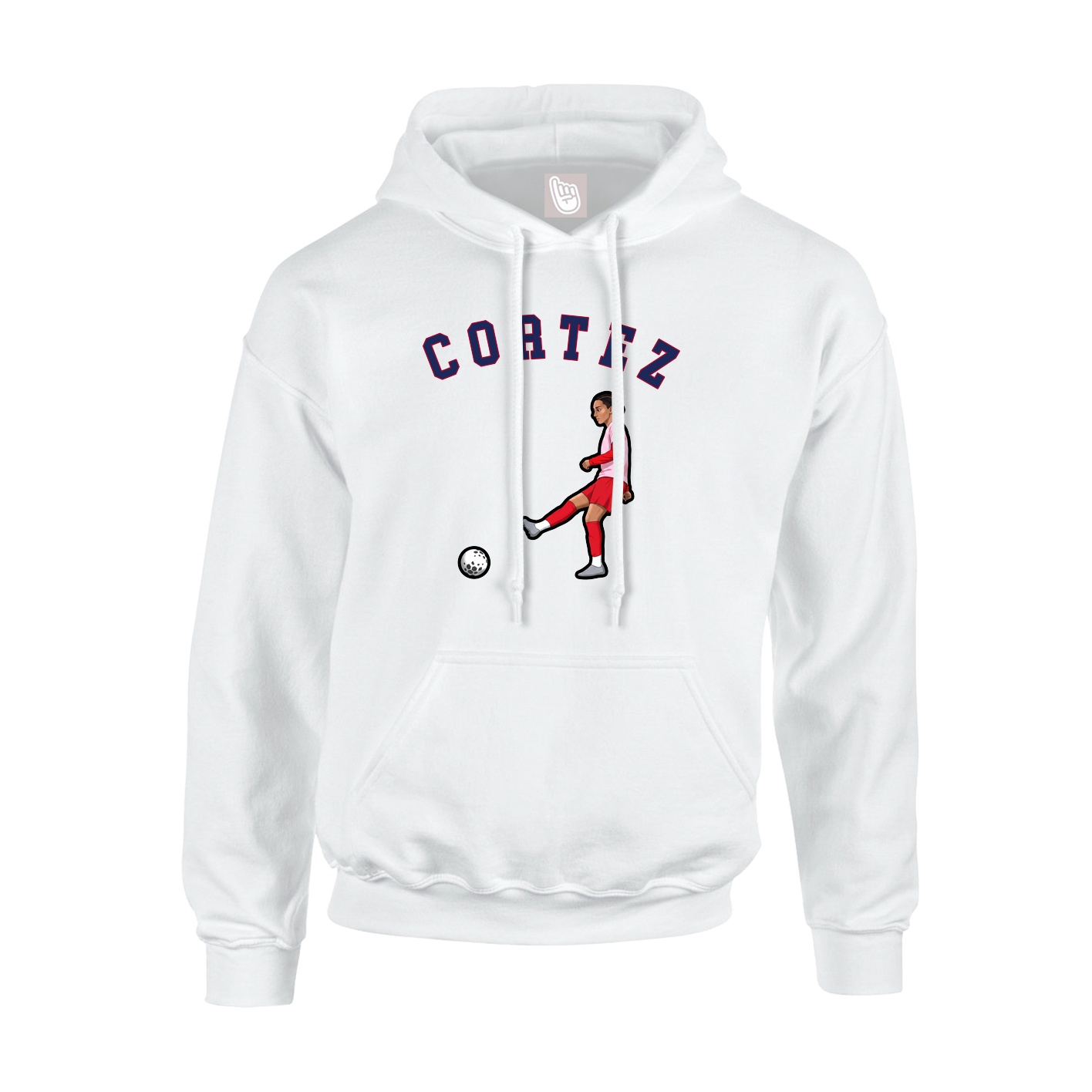 Youth Hoodie — Shirsey Arch in White