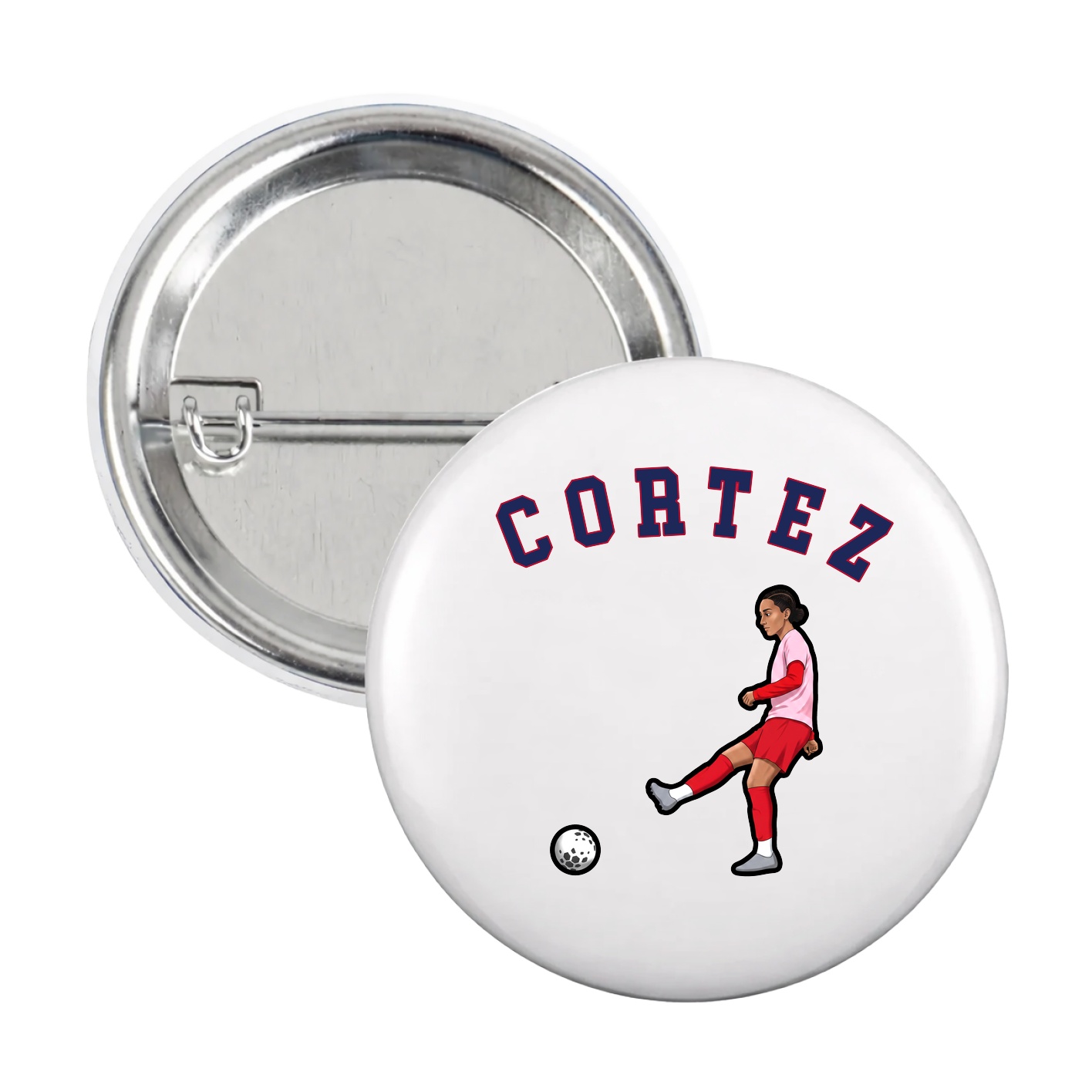 Game Day Button — Shirsey Arch in White