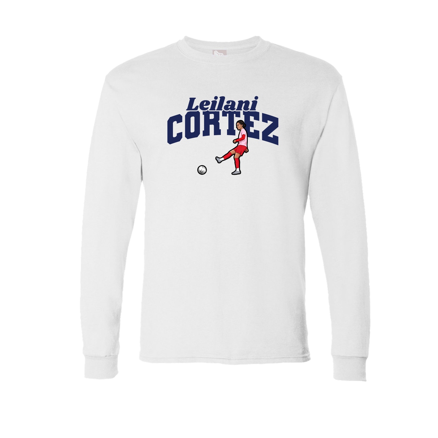 Long Sleeve Tee — Signature Arch in White