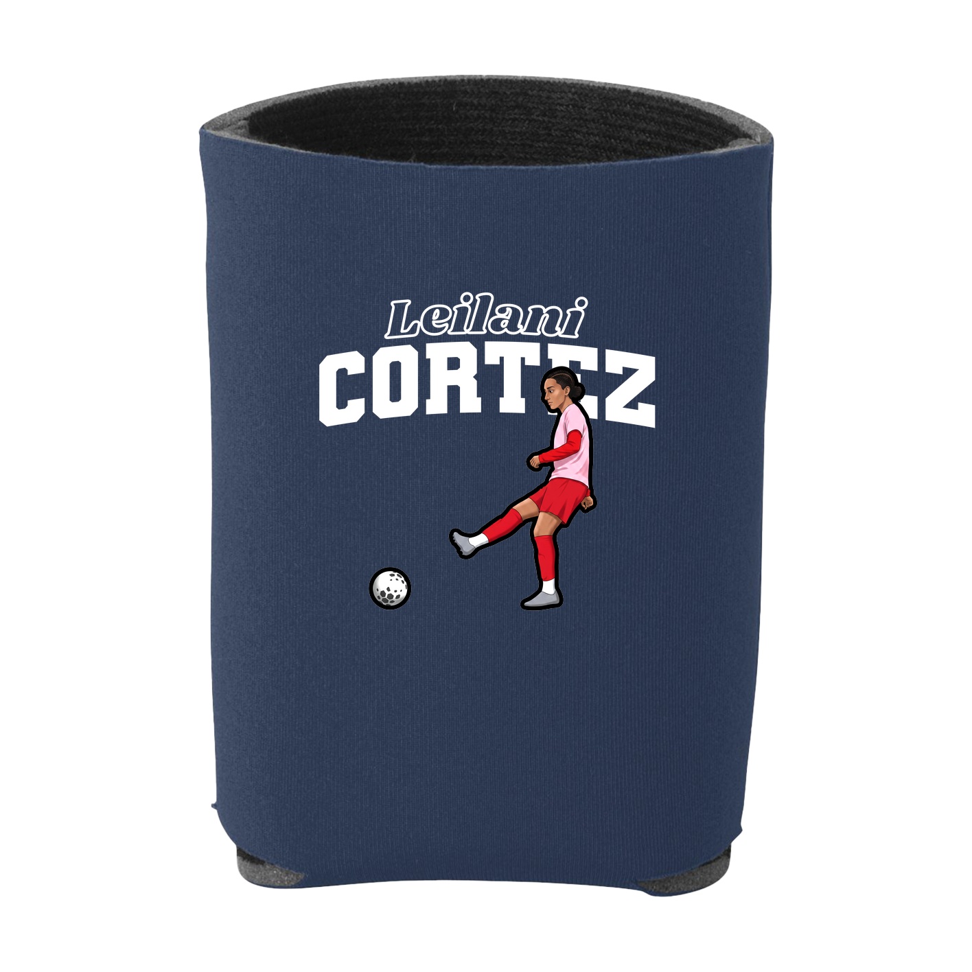 Can Holder — Name Arch in Navy
