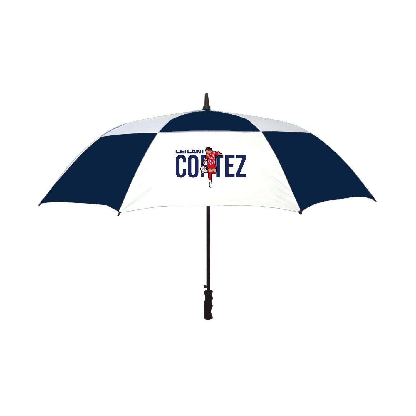 Golf Umbrella — Player Name in Navy