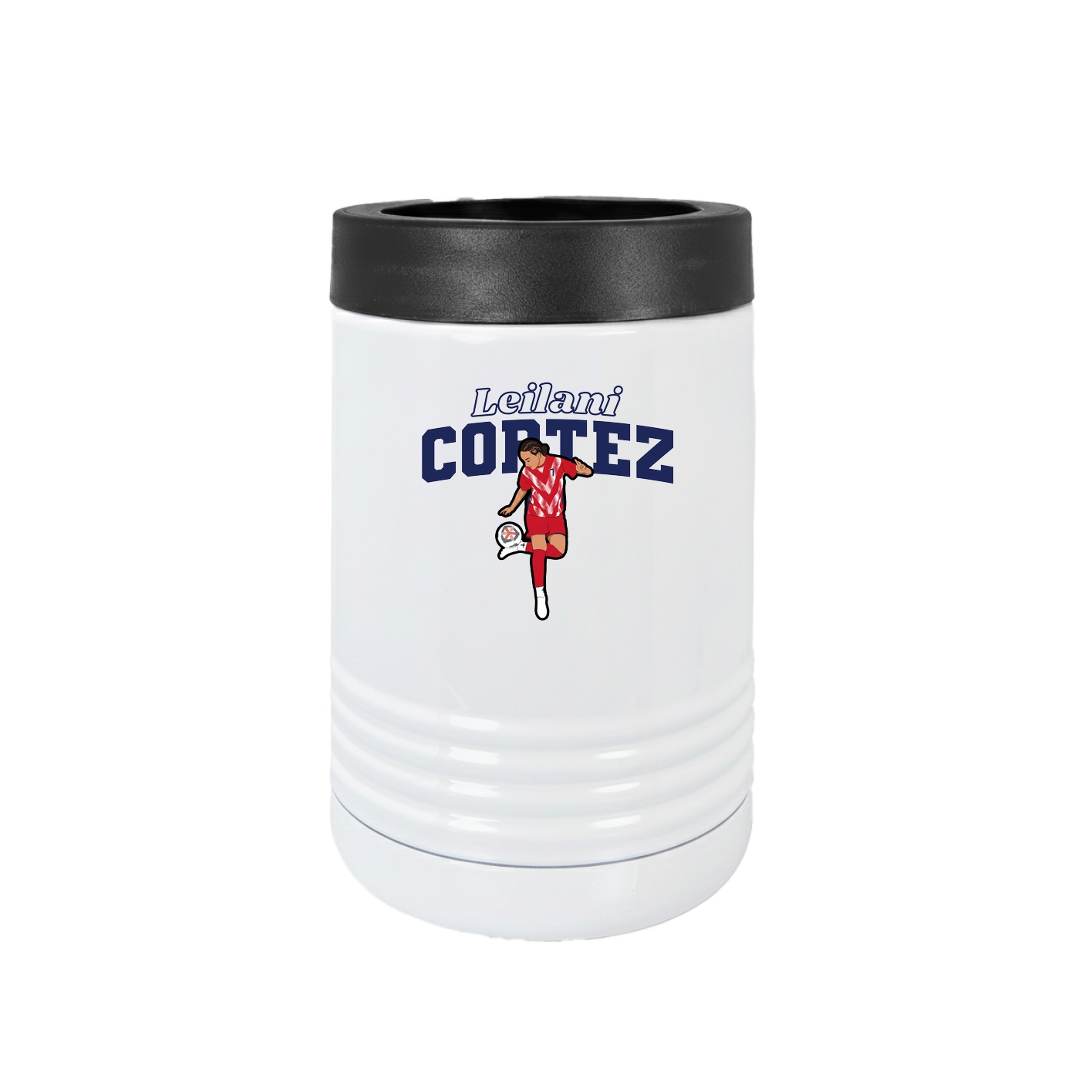 Beverage Holder — Name Arch in White