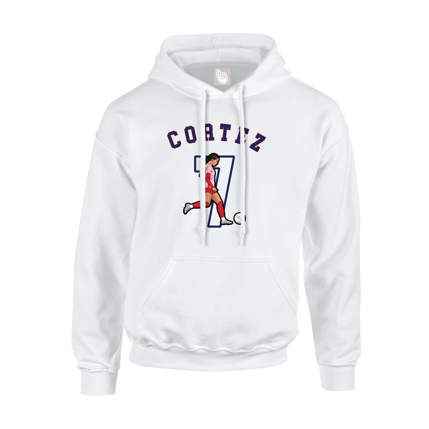 Hoodie — Shirsey Arch in White