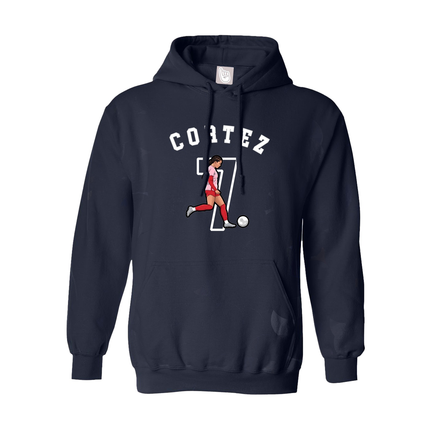 Youth Hoodie — Shirsey Arch in Navy