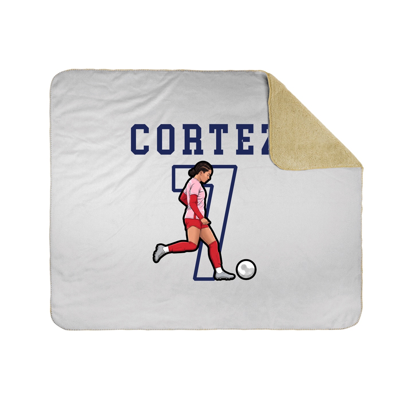 Throw Blanket — Shirsey in White