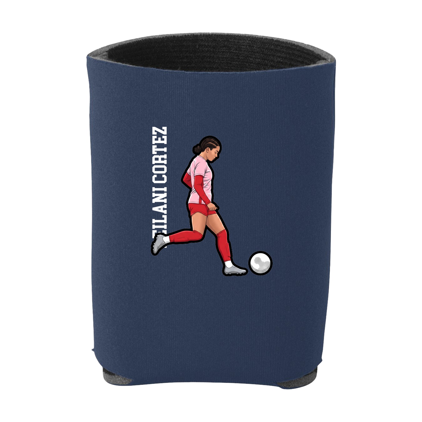 Can Holder — Name Vertical in Navy