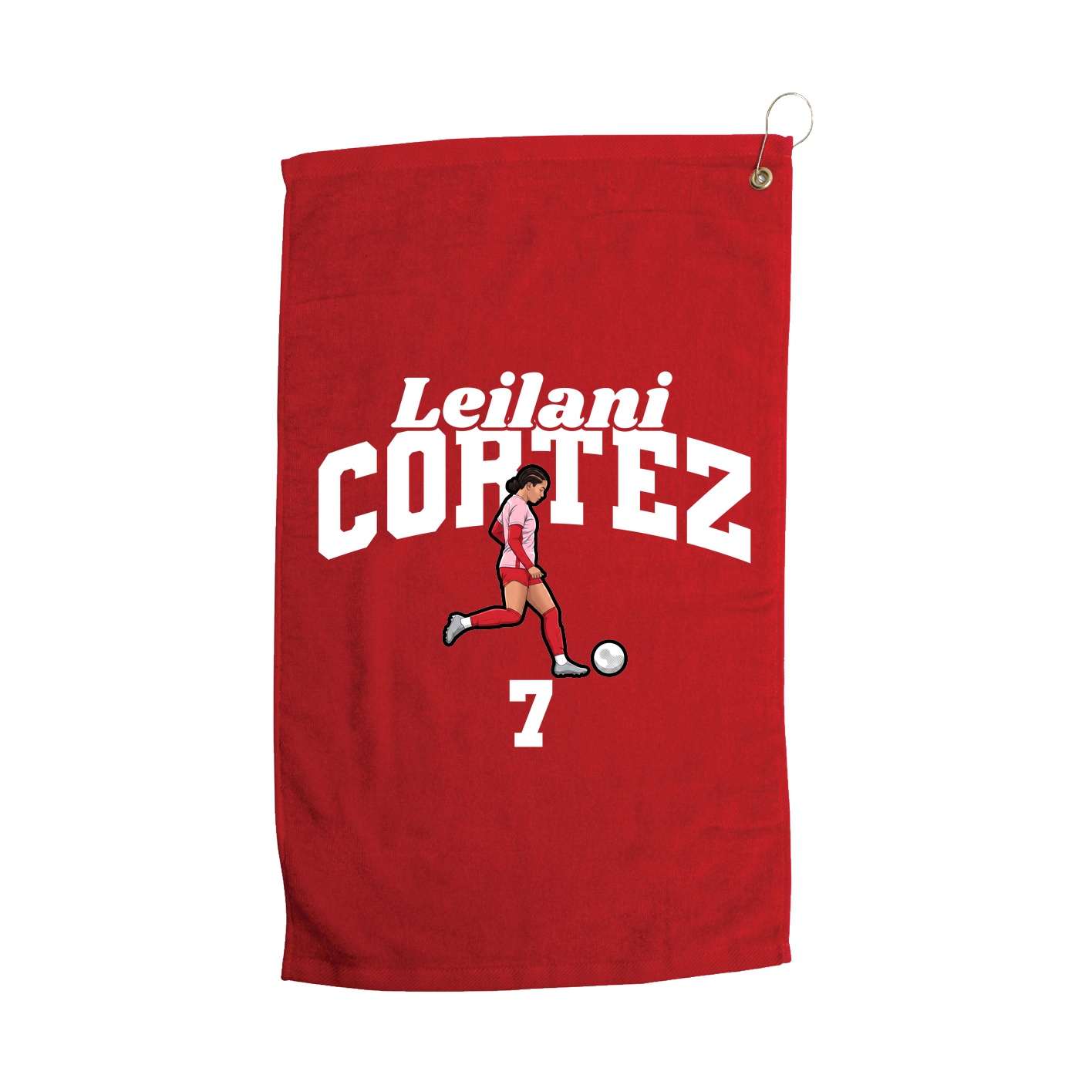 Golf Towel — Signature Arch in Red