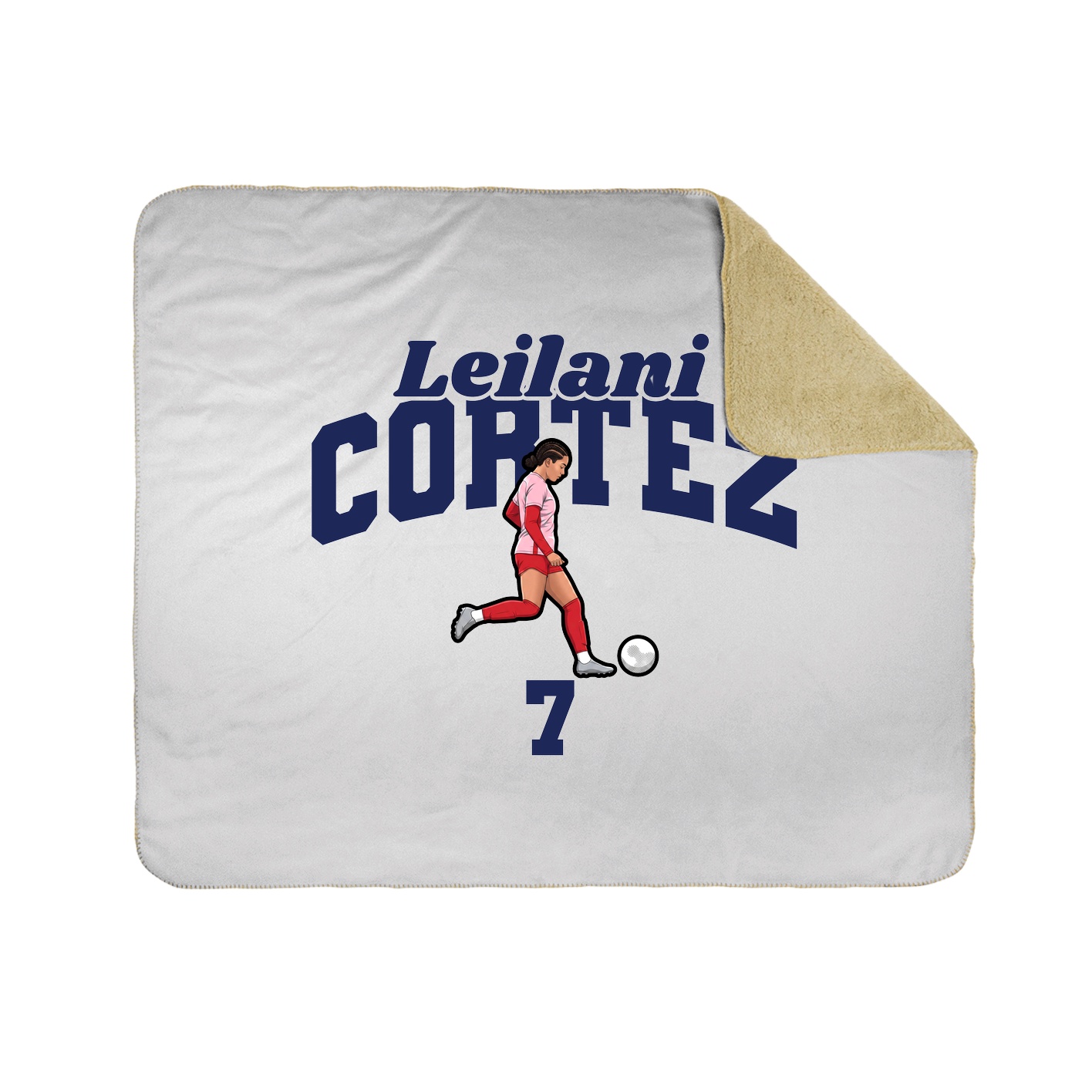 Throw Blanket — Signature Arch in White