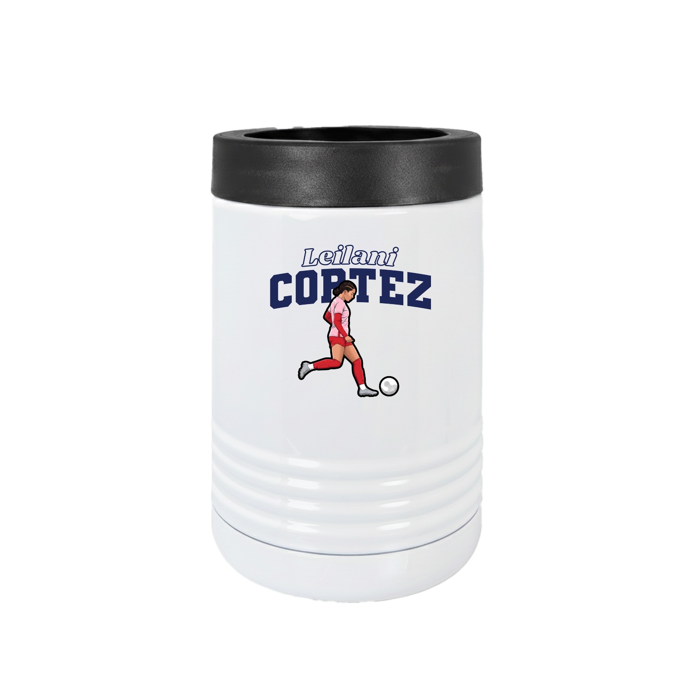 Beverage Holder — Name Arch in White