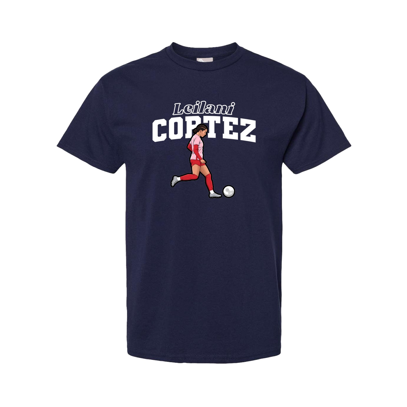 Tee — Name Arch in Navy