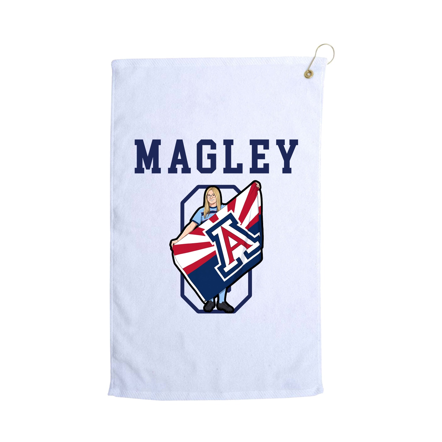 Golf Towel — Shirsey in White
