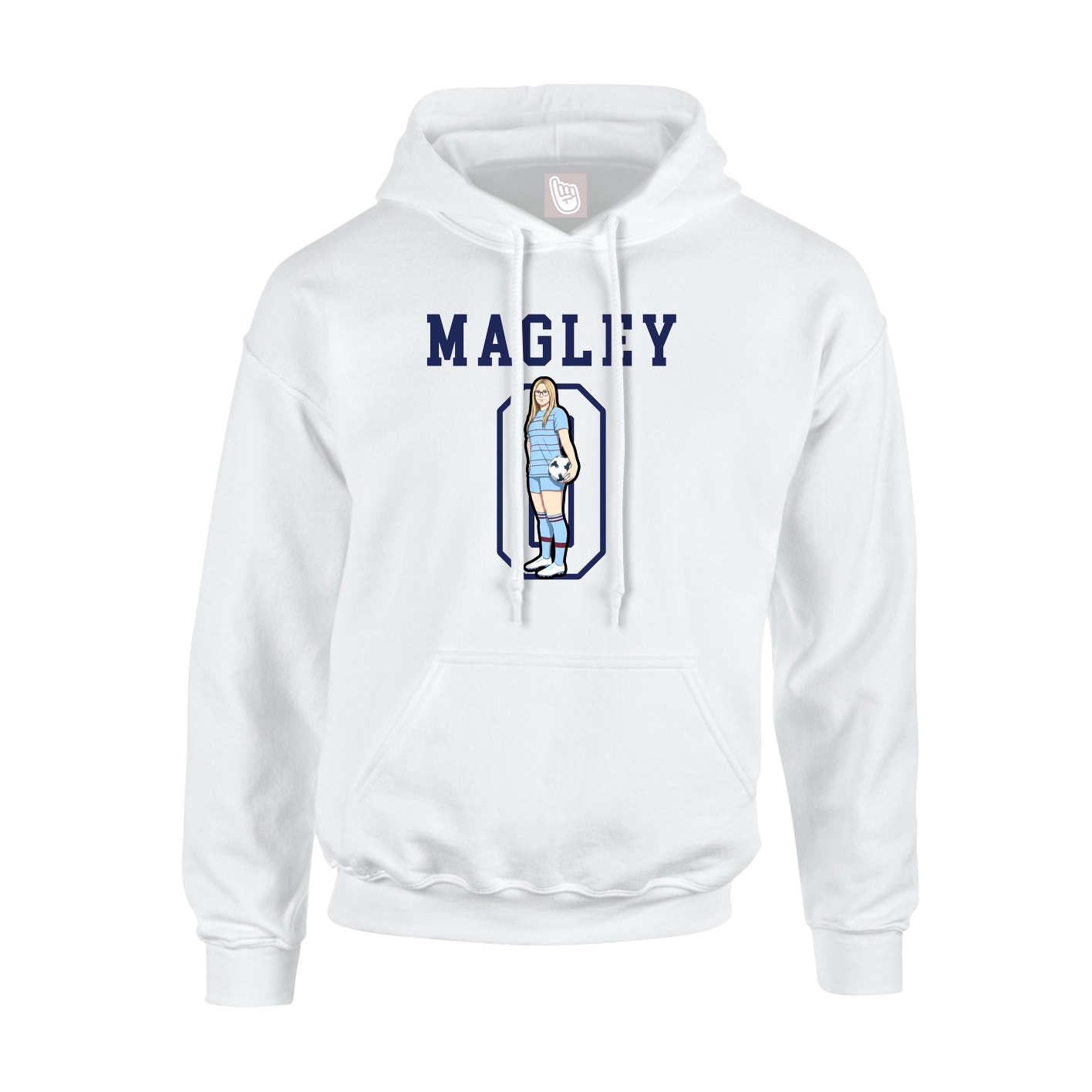 Hoodie — Shirsey in White