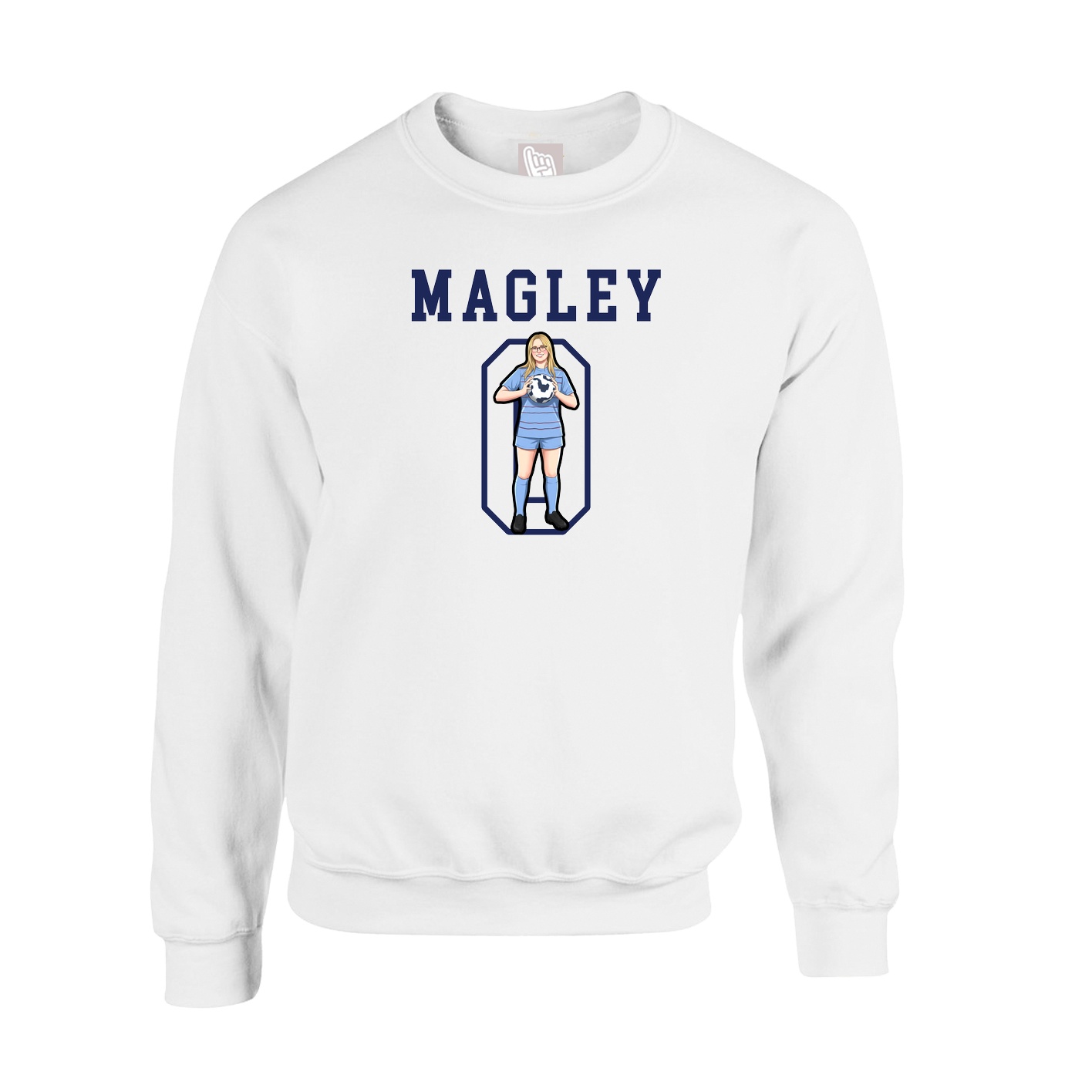 Fleece Crew — Shirsey in White