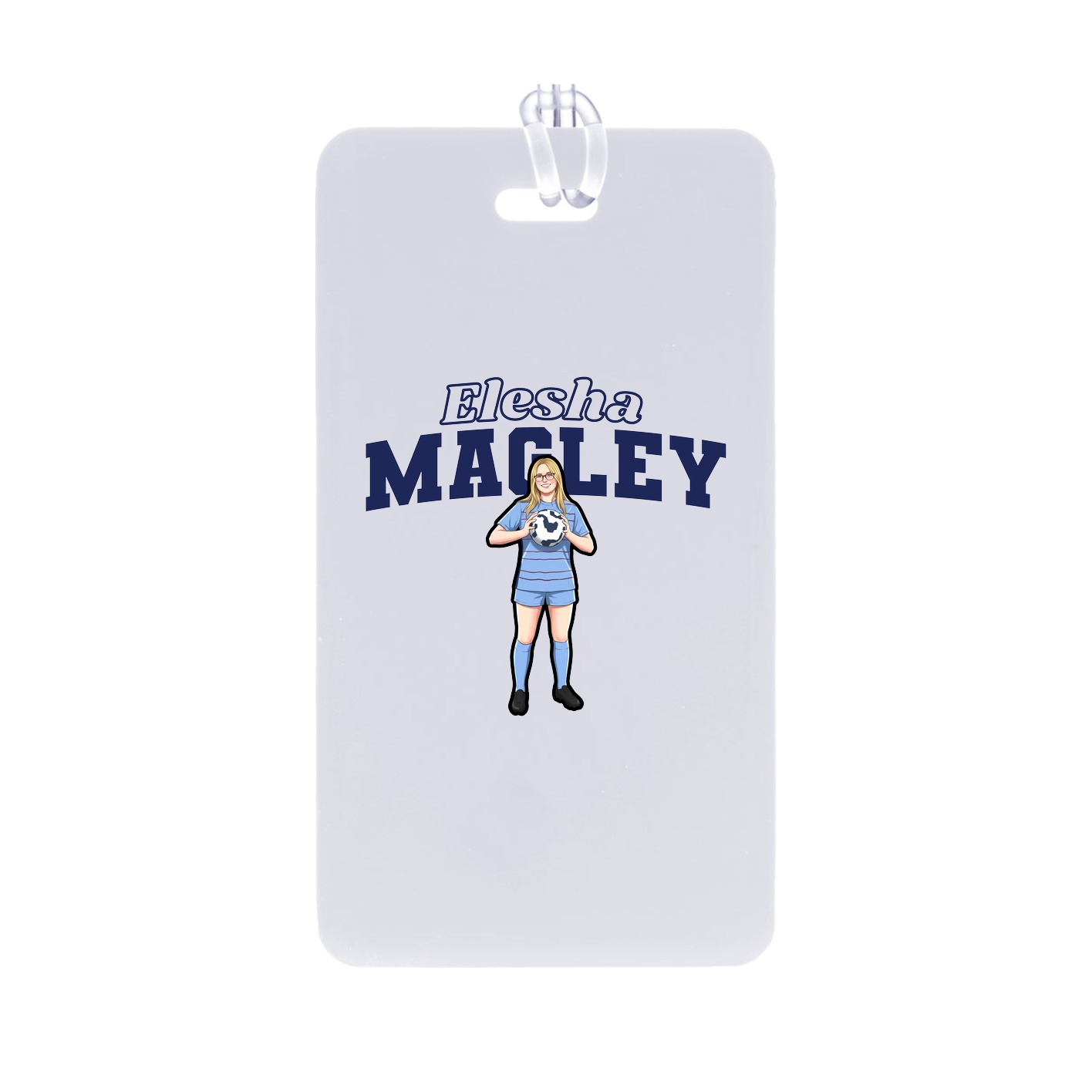 Bag Tag — Name Arch in Classic