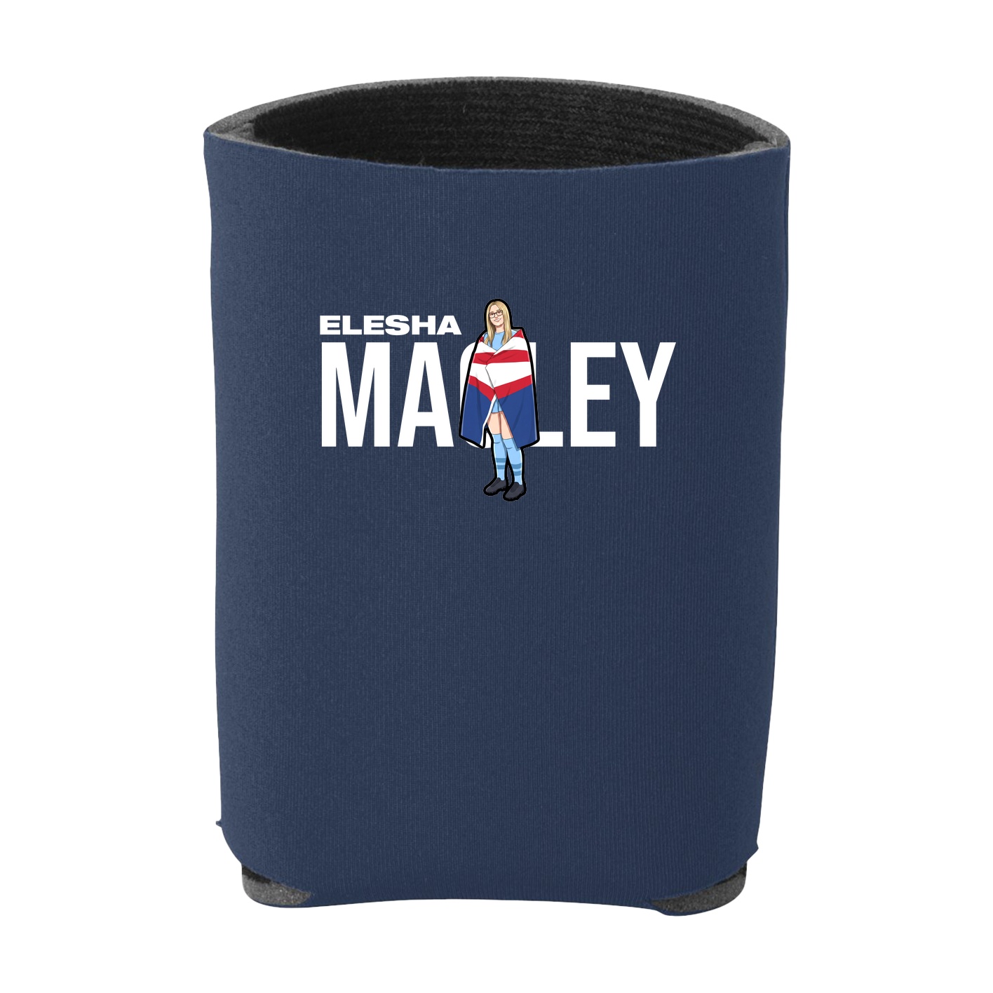 Can Holder — Player Name in Navy