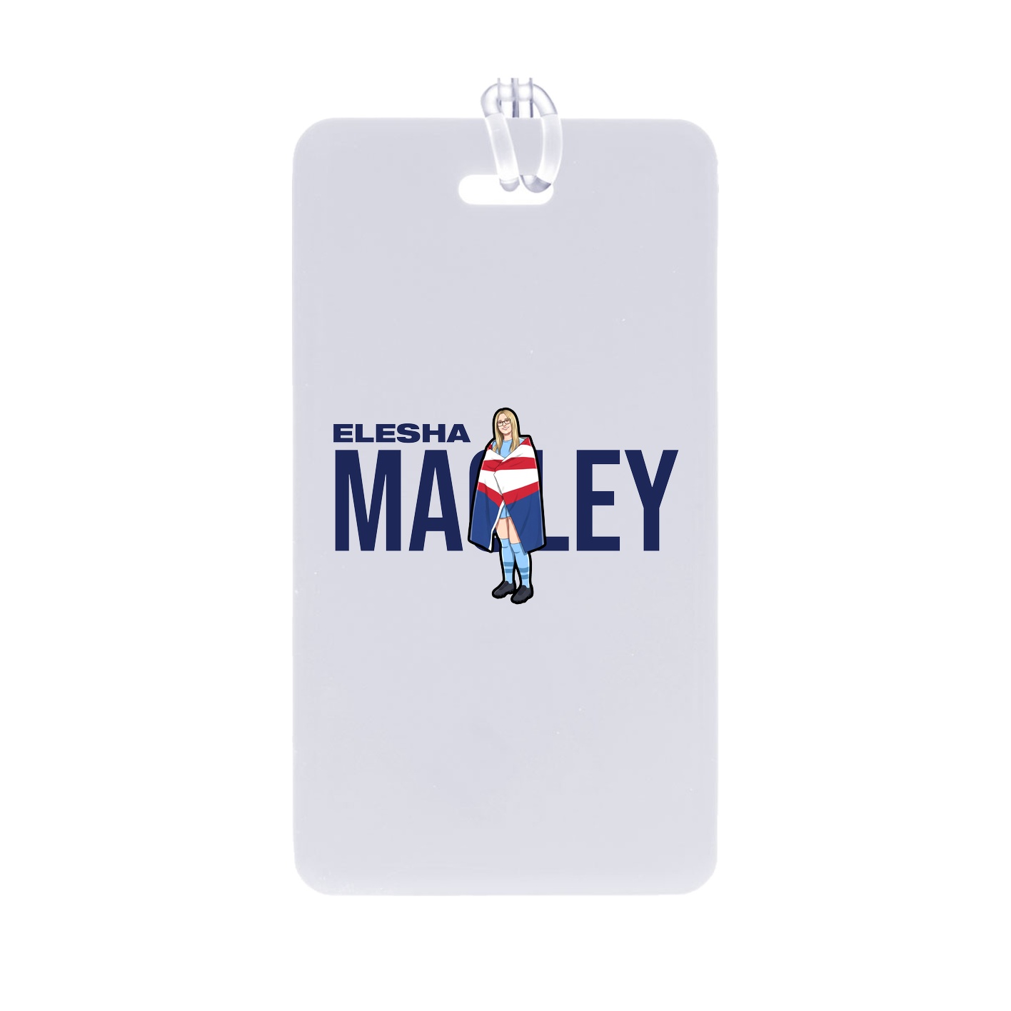 Bag Tag — Player Name in Classic