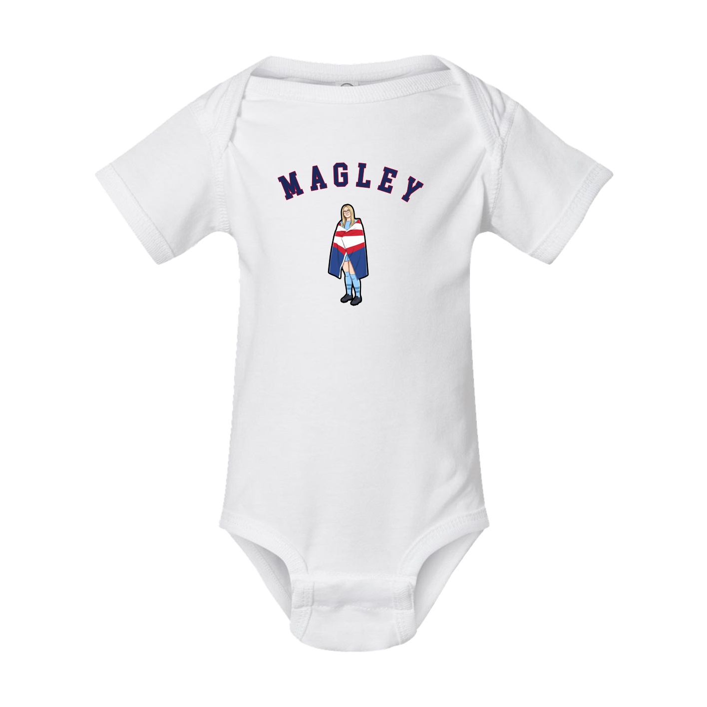 Baby Onesie — Shirsey Arch in White