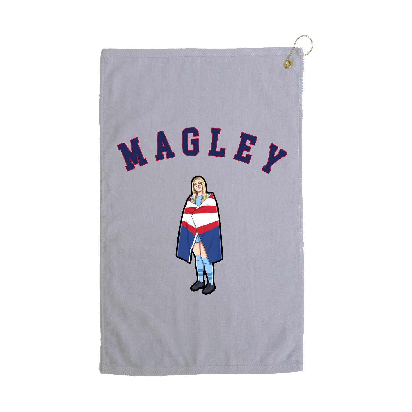 Golf Towel — Shirsey Arch in Grey