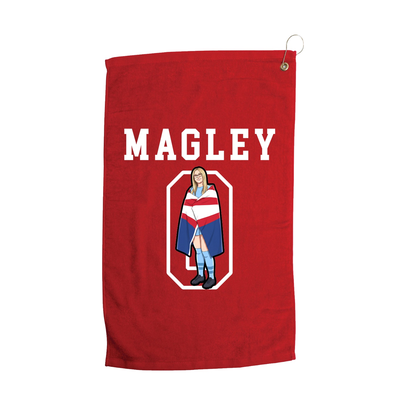 Golf Towel — Shirsey in Red