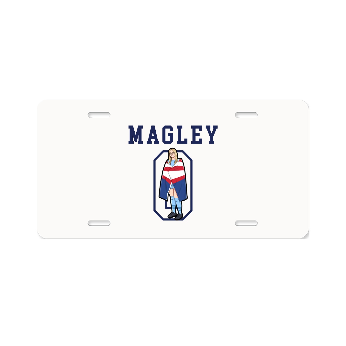 License Plate — Shirsey in Classic