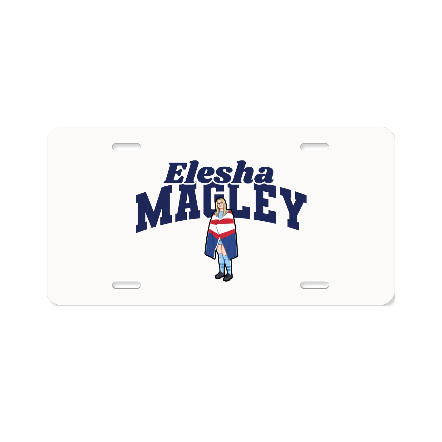 License Plate — Signature Arch in Classic