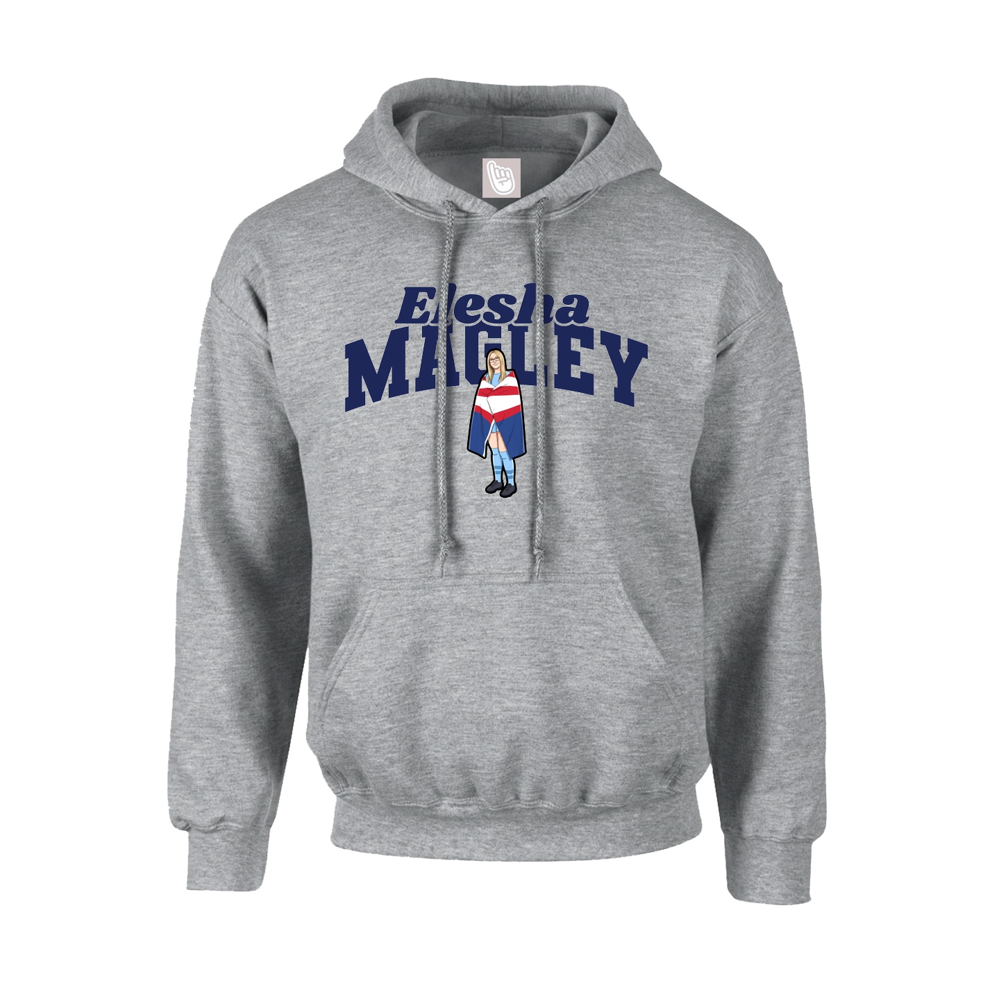 Hoodie — Signature Arch in Grey