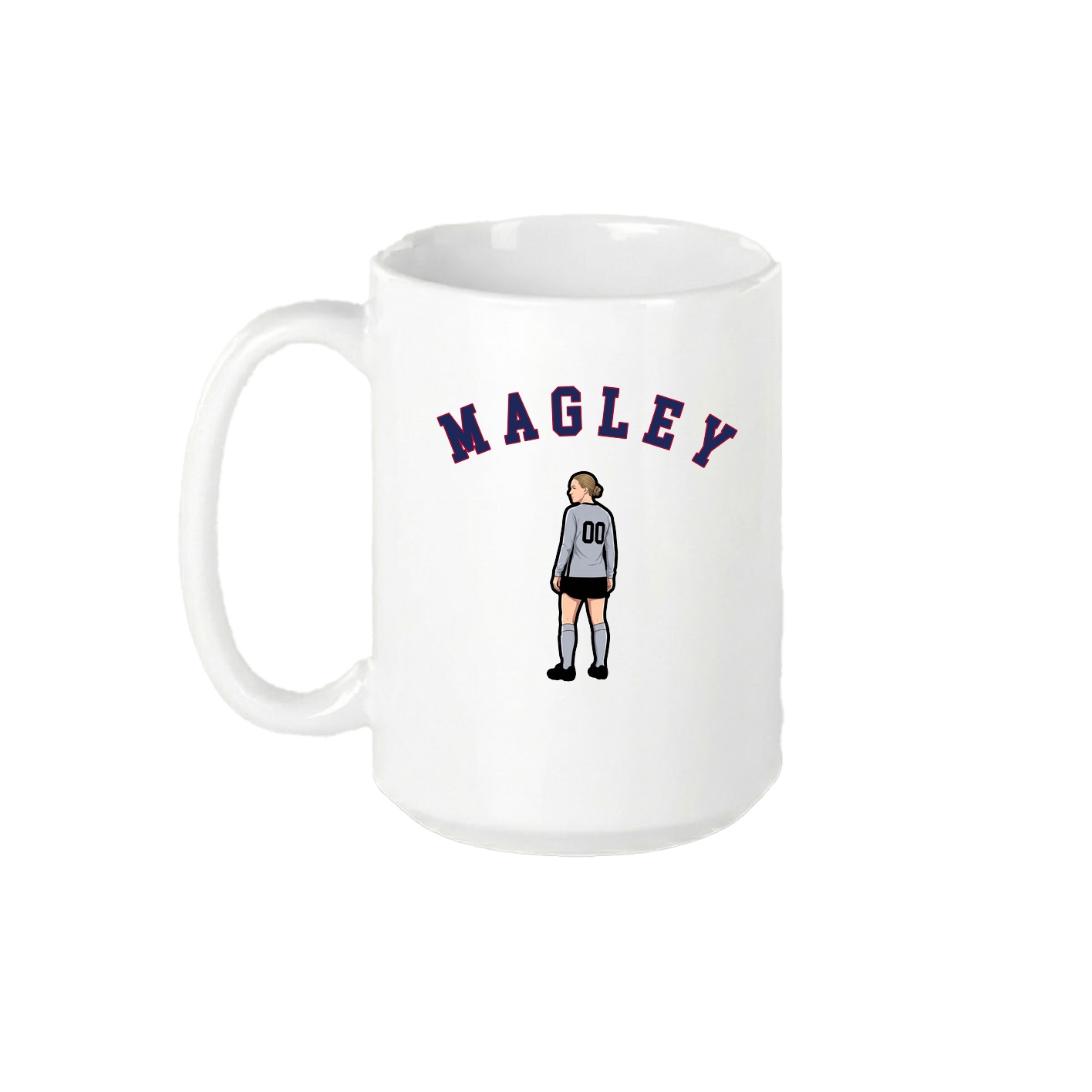 15oz Coffee Mug — Shirsey Arch in White
