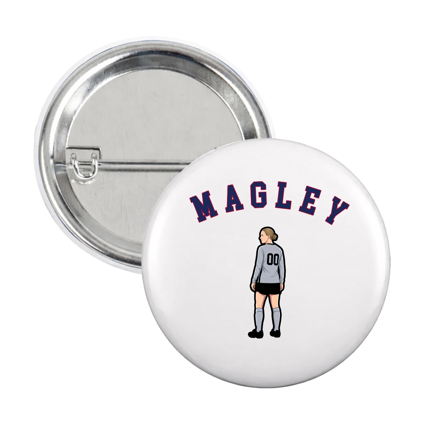 Game Day Button — Shirsey Arch in White