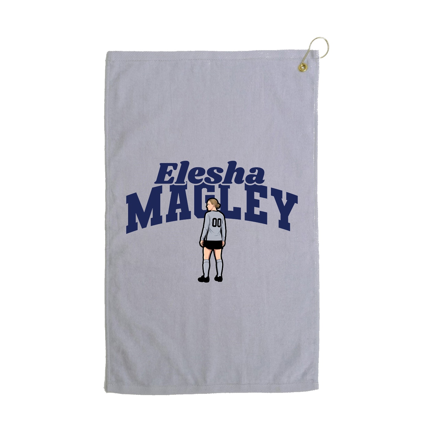 Golf Towel — Signature Arch in Grey