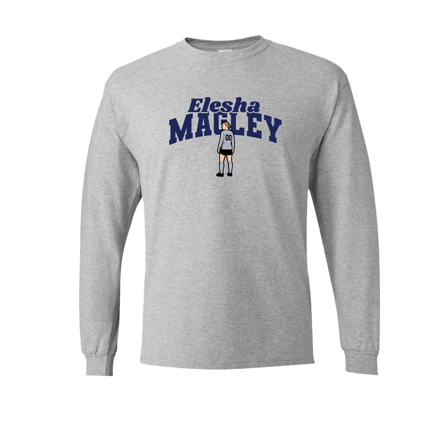 Long Sleeve Tee — Signature Arch in Grey