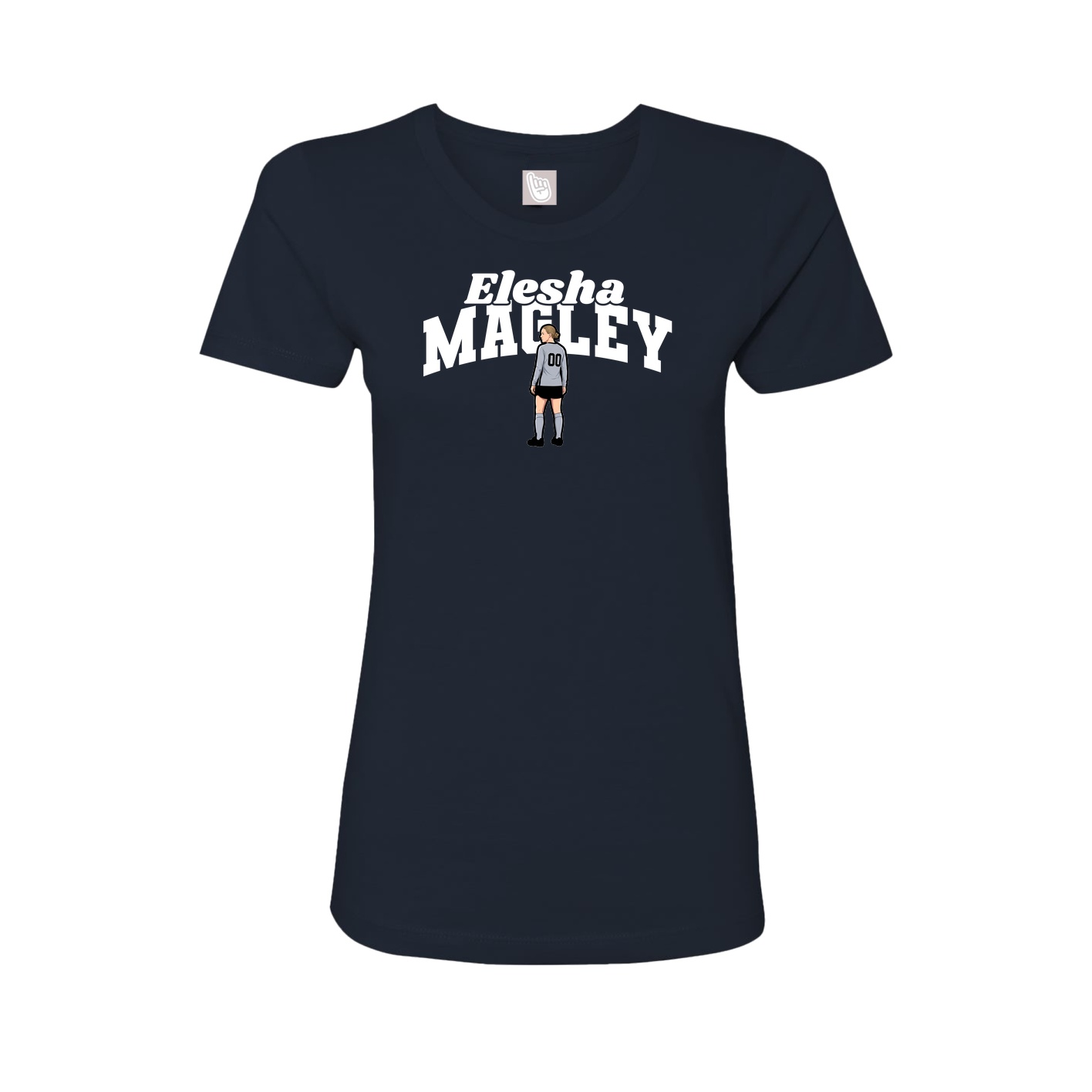 Womens Tee — Signature Arch in Navy