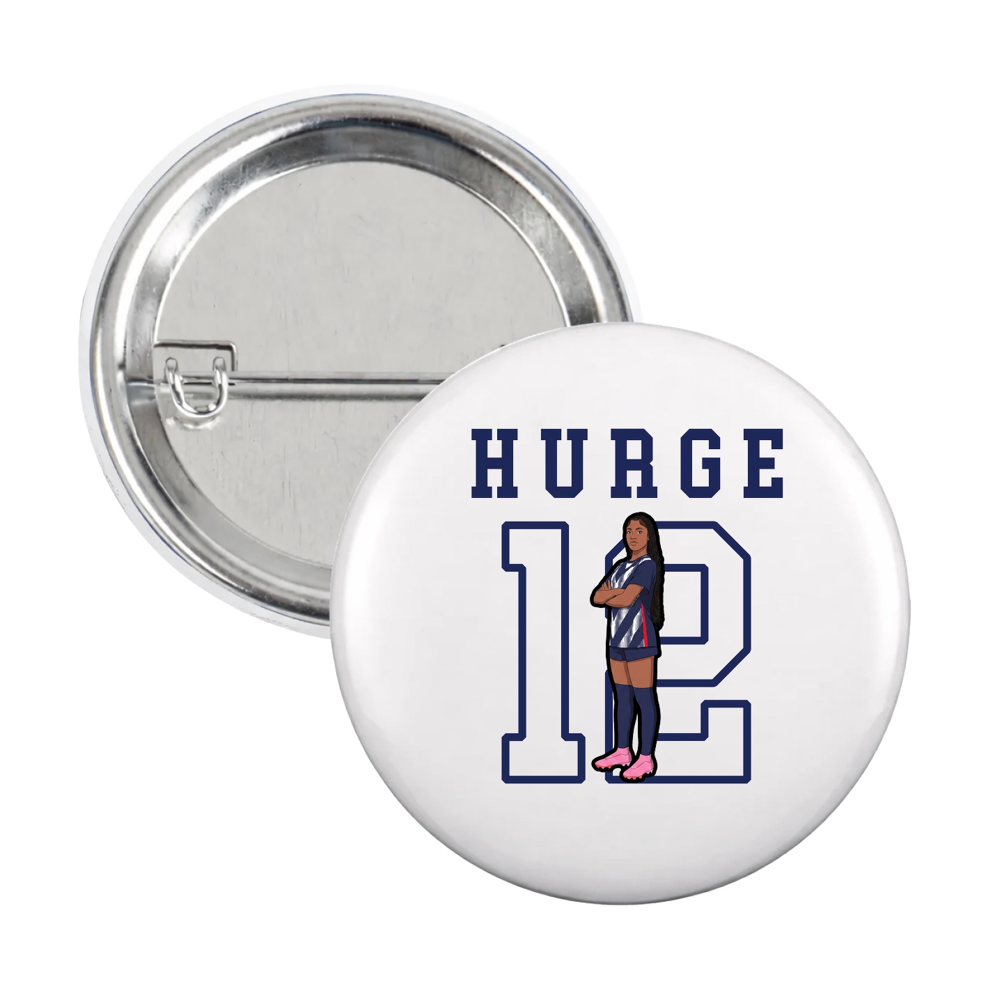 Game Day Button — Shirsey in White