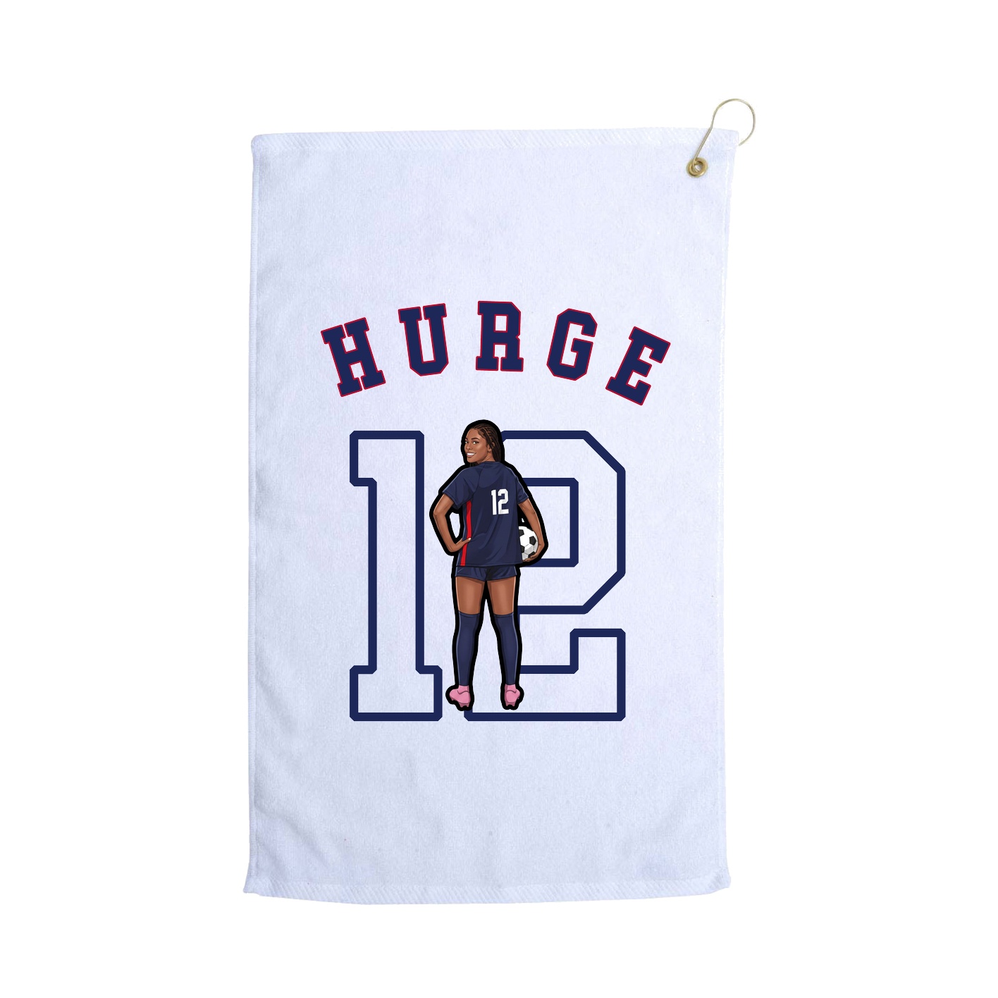 Golf Towel — Shirsey Arch in White