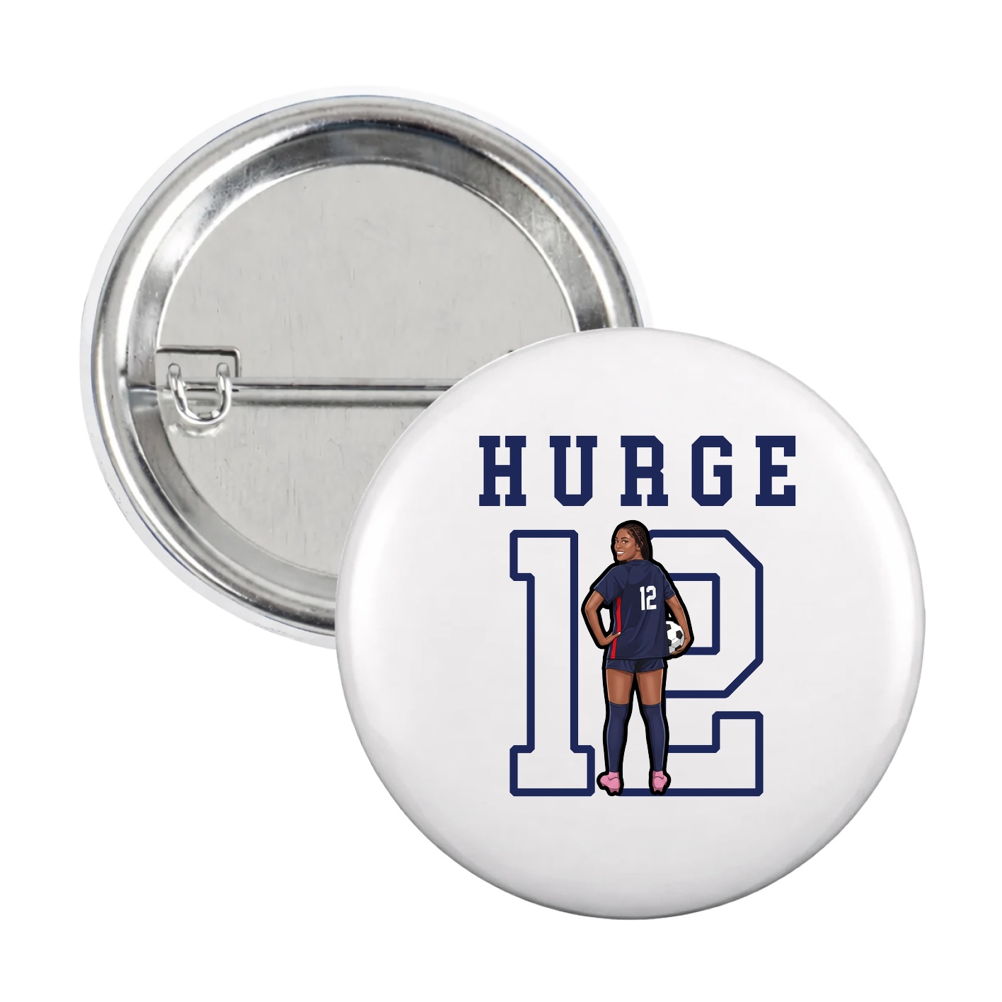 Game Day Button — Shirsey in White