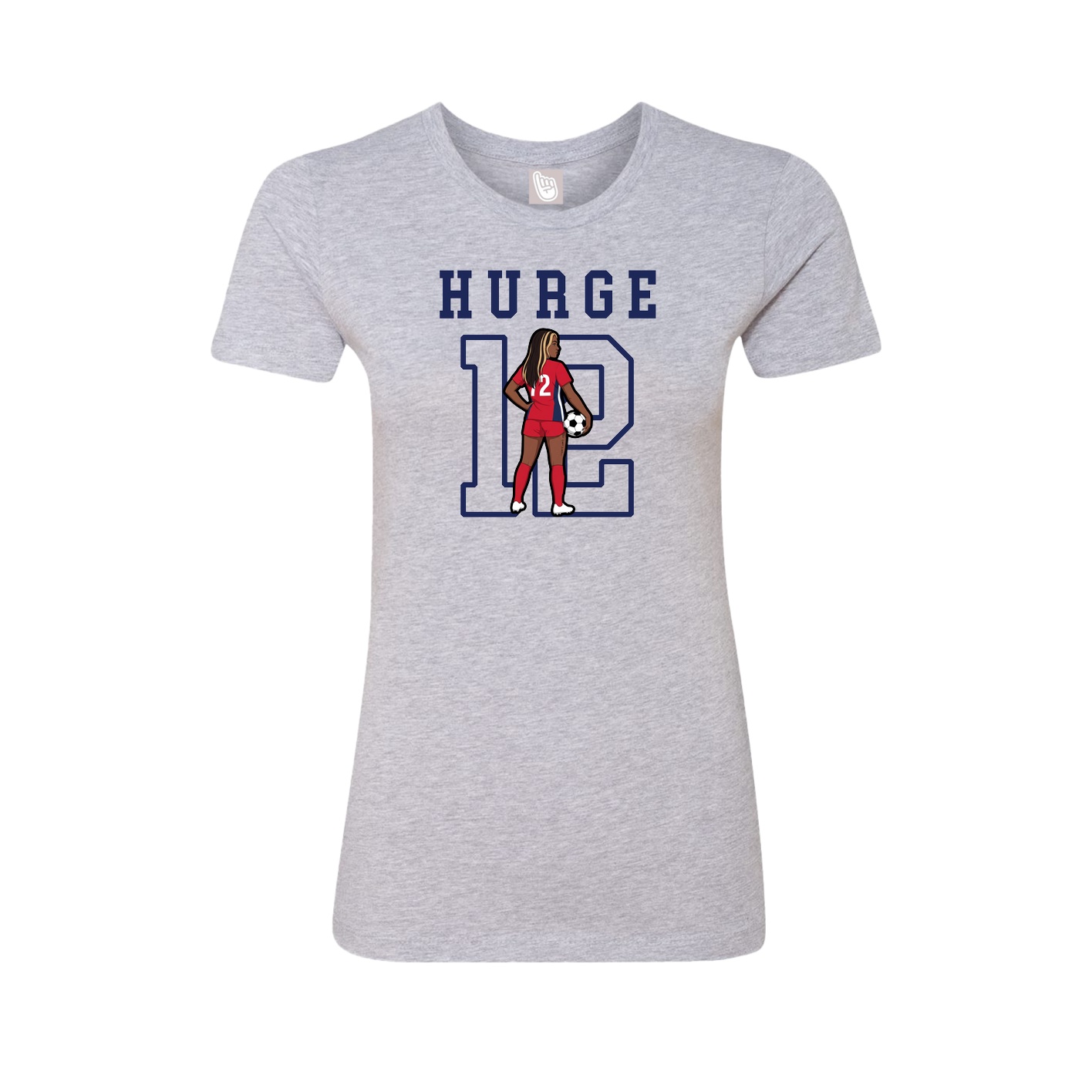 Fitted Women's Tee — Shirsey in Grey