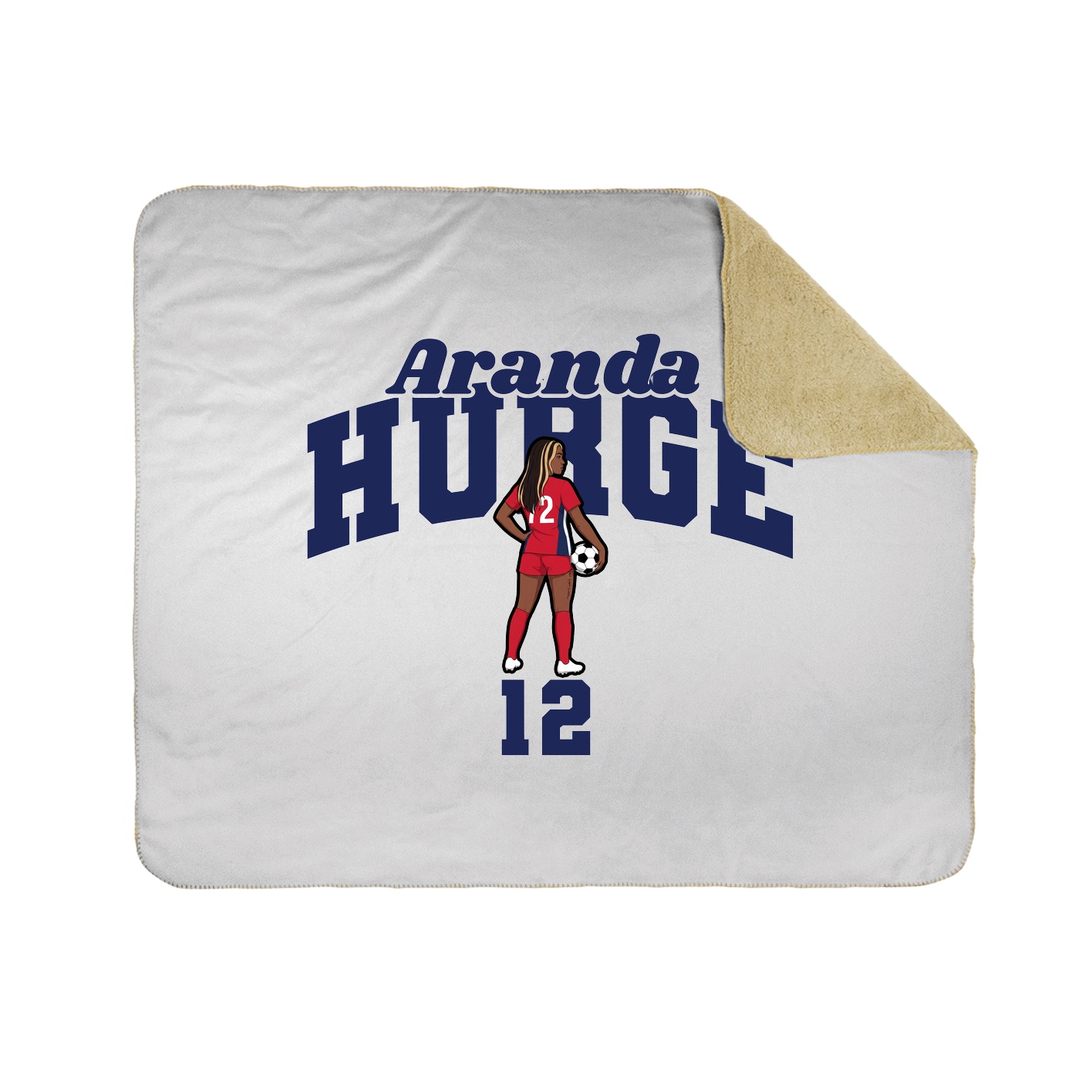 Throw Blanket — Signature Arch in White