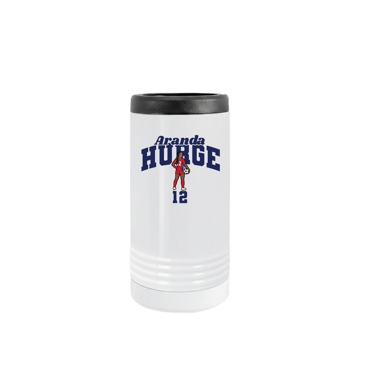 Slim Beverage Holder — Signature Arch in White