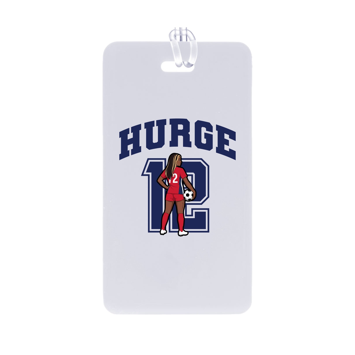 Bag Tag — Number in Classic
