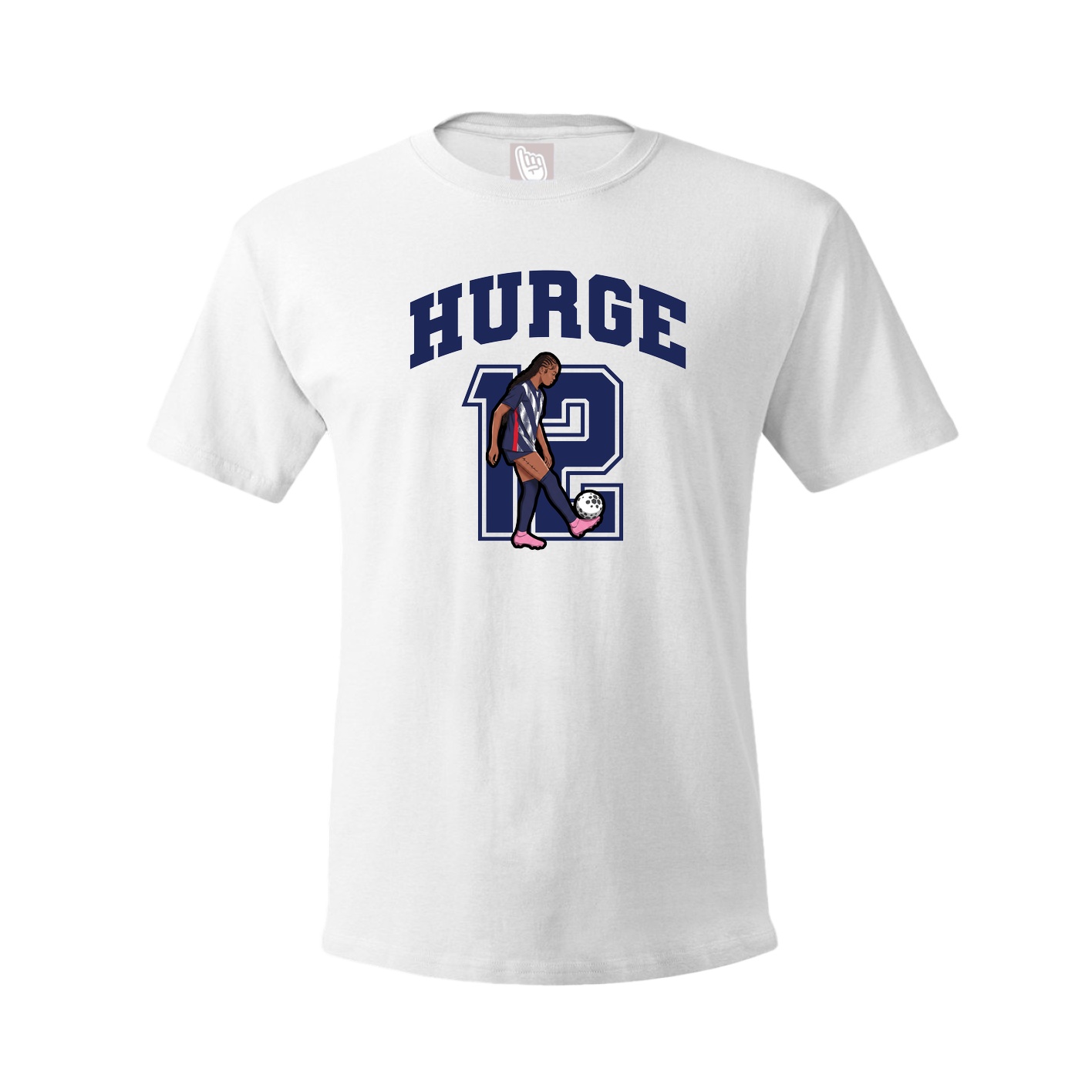 Tee — Number in White