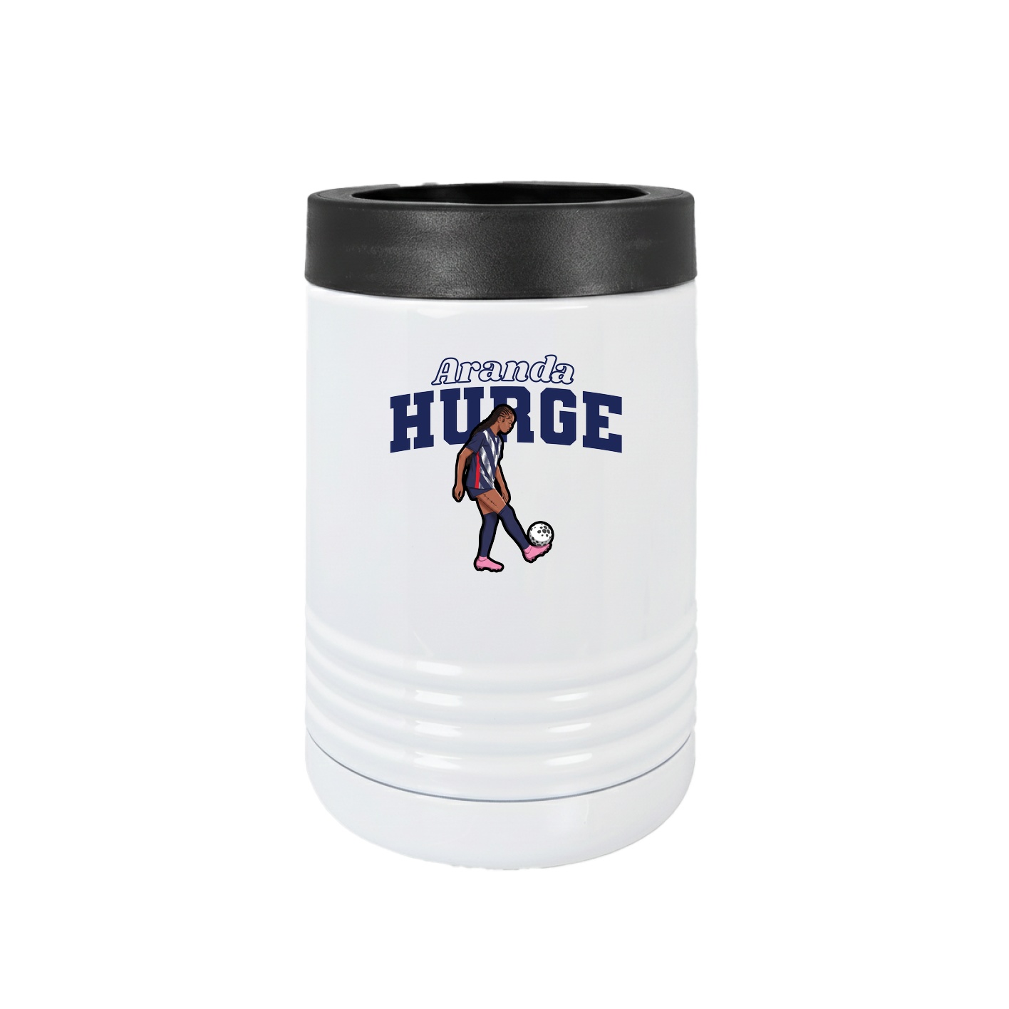 Beverage Holder — Name Arch in White