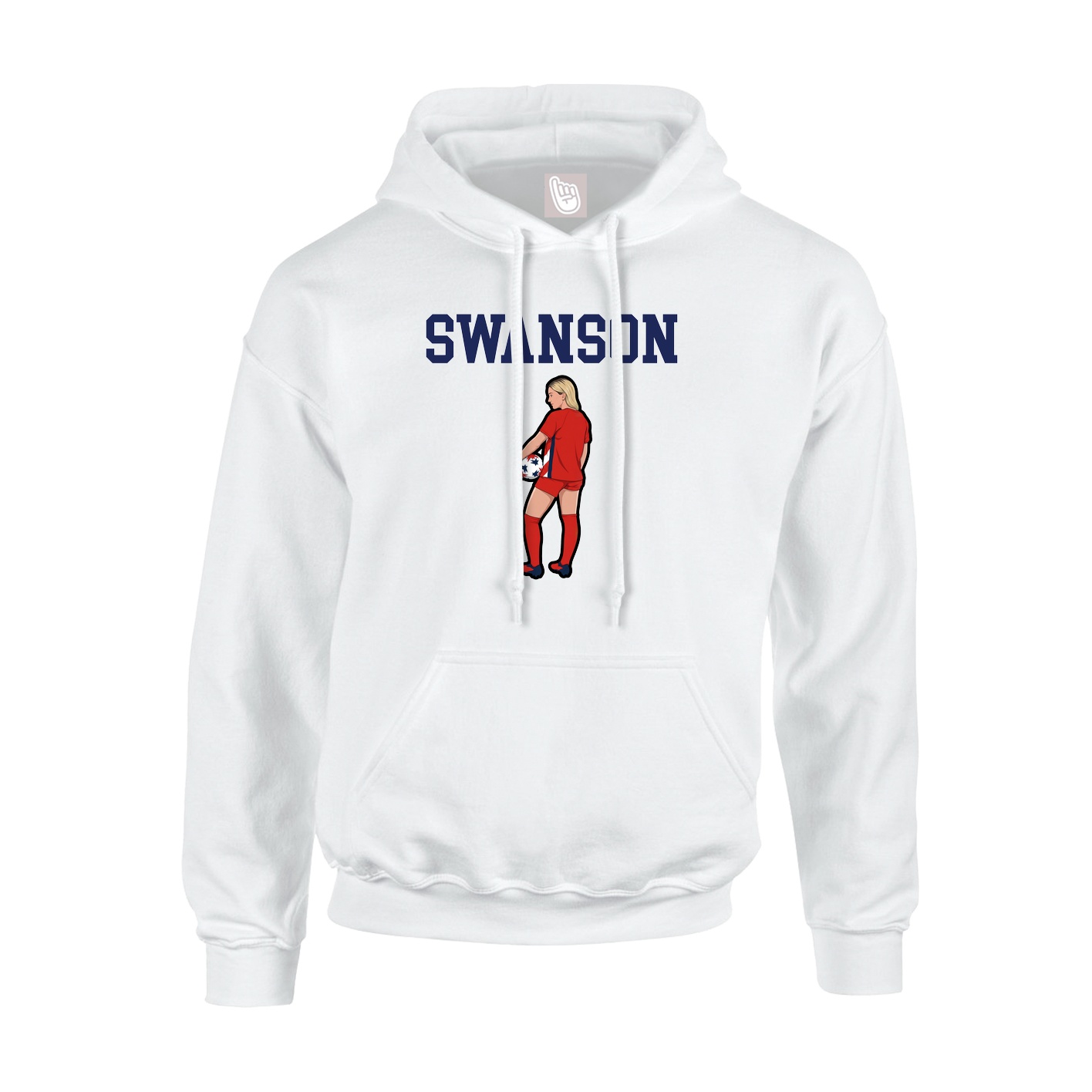 Hoodie — Shirsey in White
