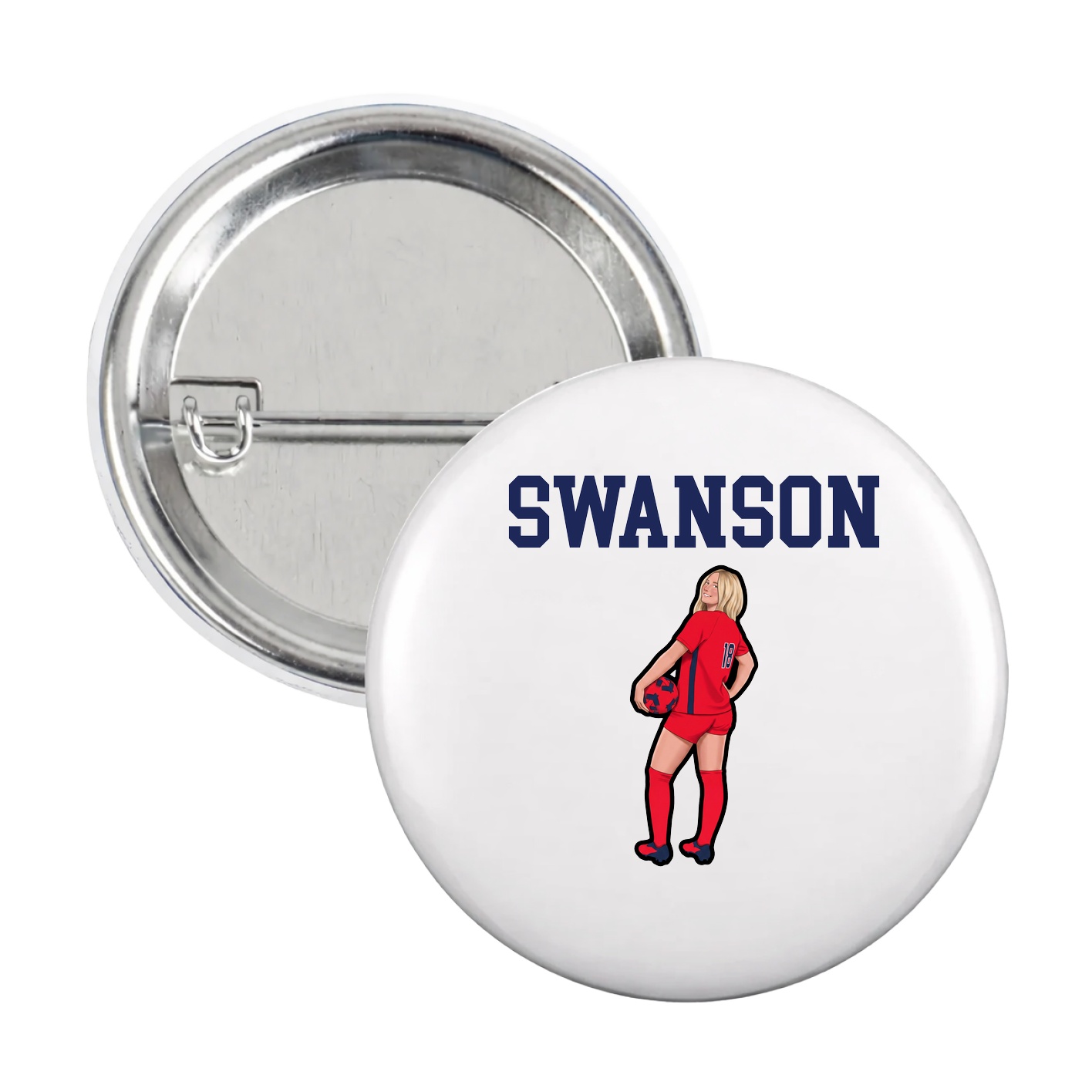 Game Day Button — Shirsey in White