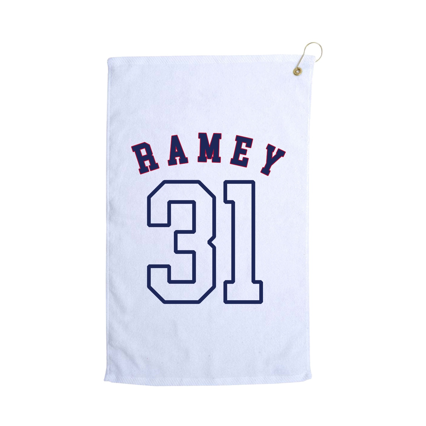 Golf Towel — Shirsey Arch in White