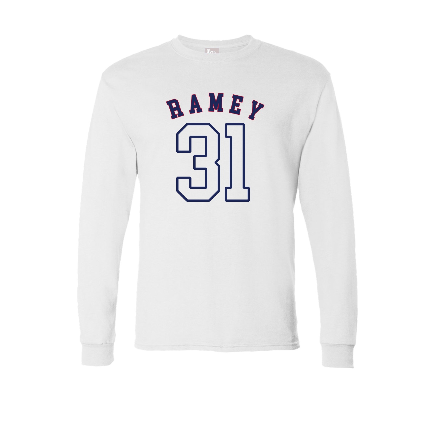 Long Sleeve Tee — Shirsey Arch in White