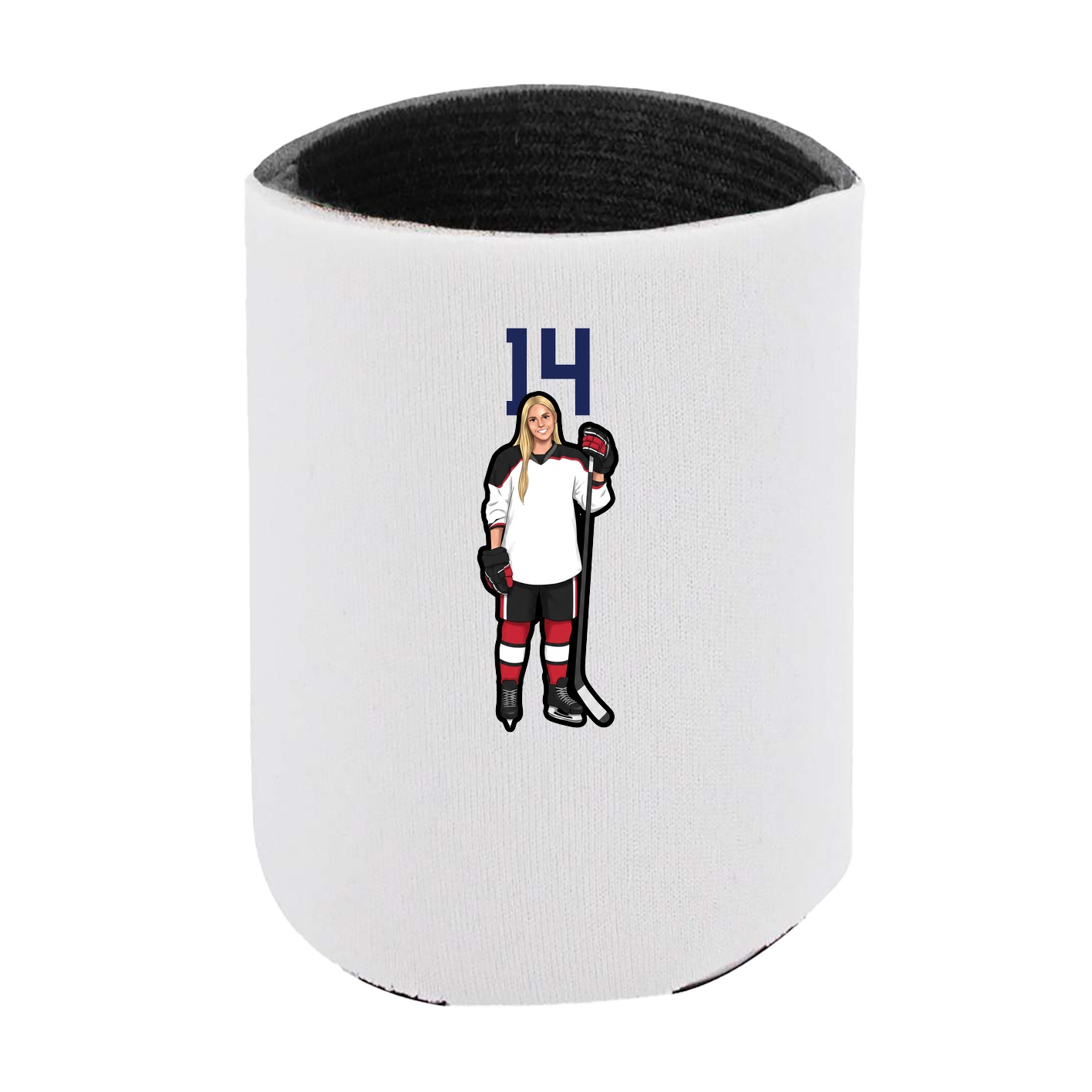 Can Holder — Number Top in White