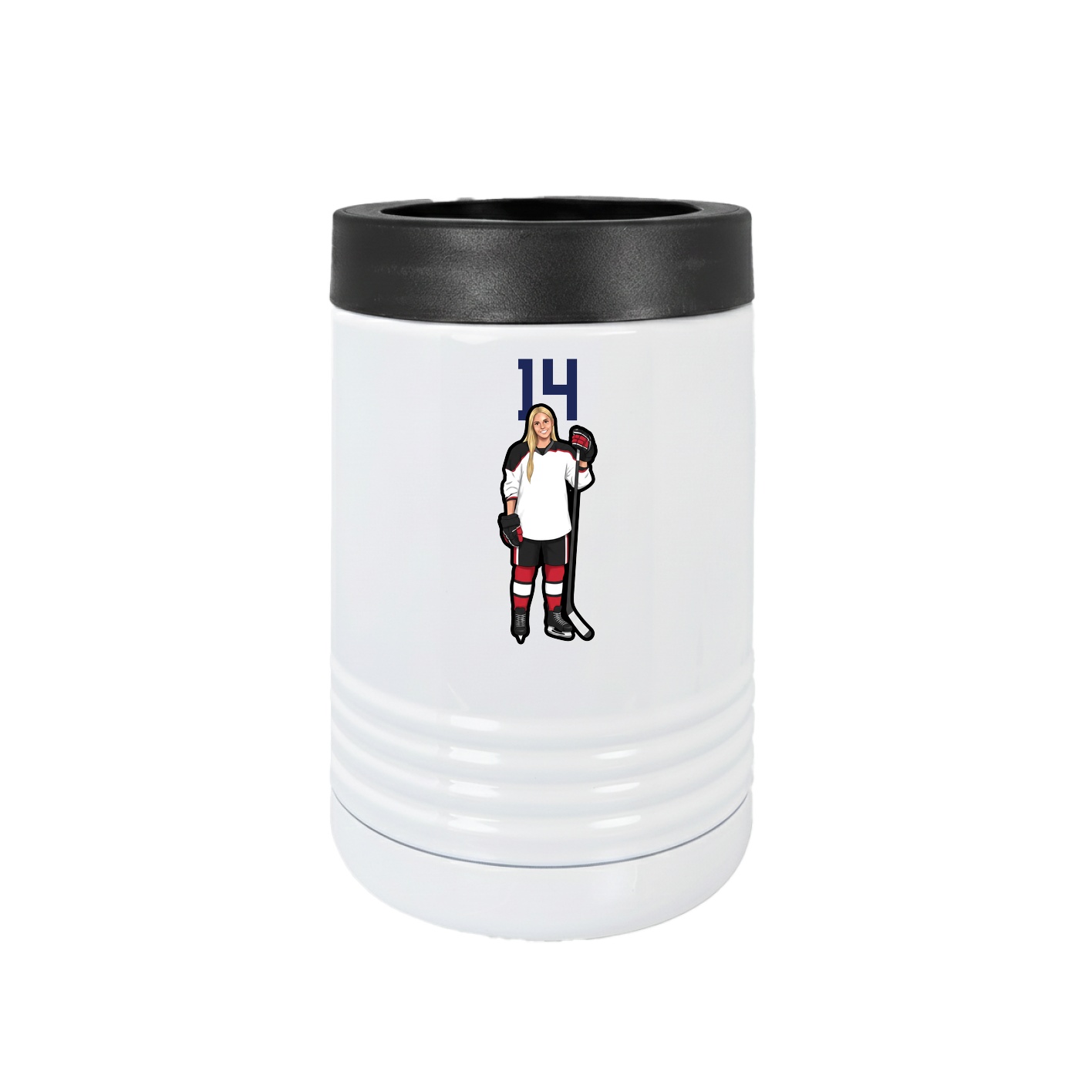 Beverage Holder — Number Top in White