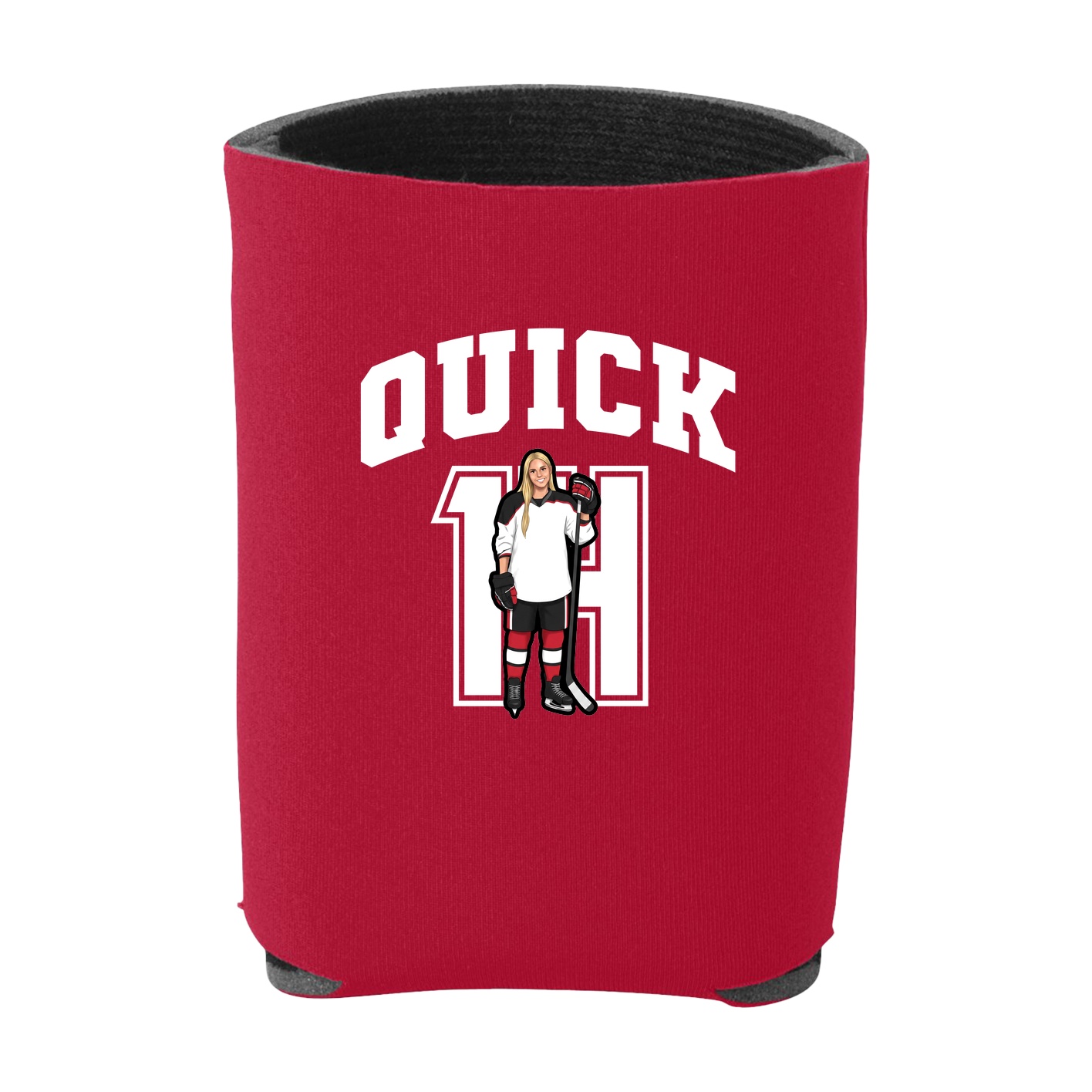 Can Holder — Number in Red