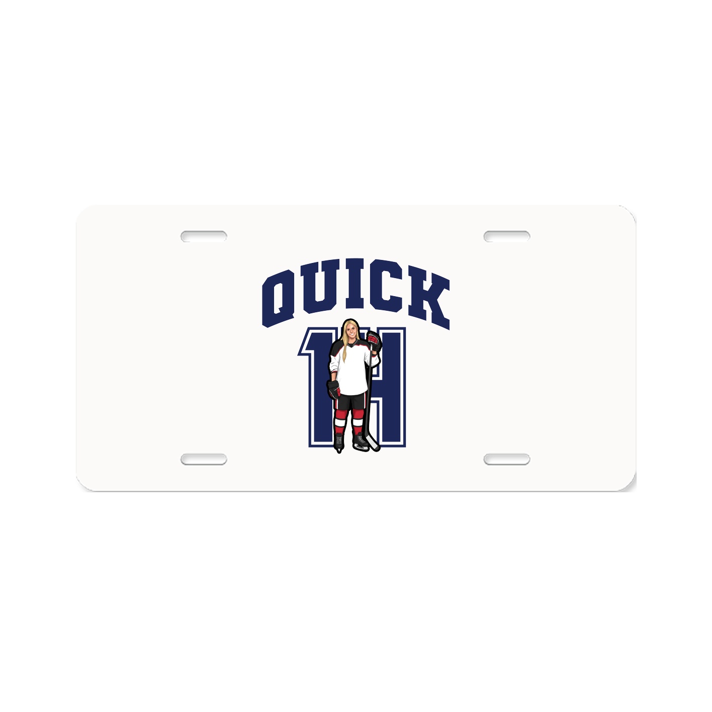 License Plate — Number in Classic